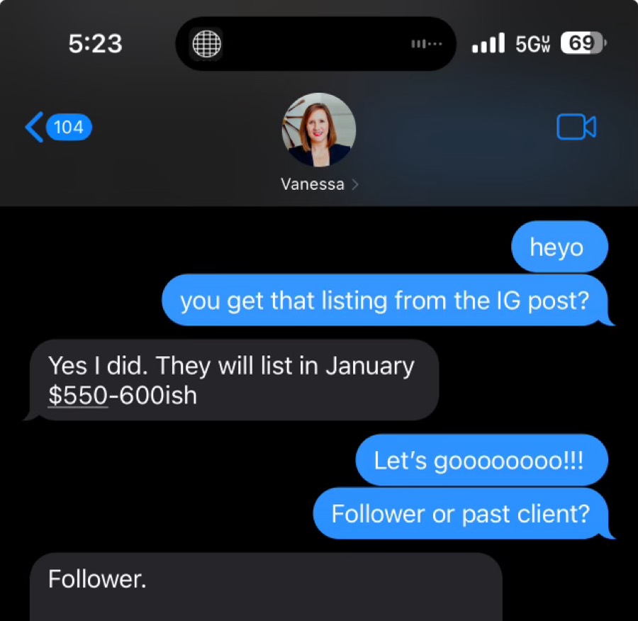 Listing Leads customer result 14 of 100