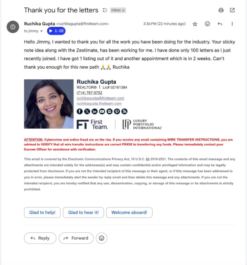 Listing Leads customer result 31 of 100