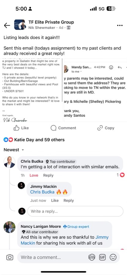 Listing Leads customer result 36 of 100