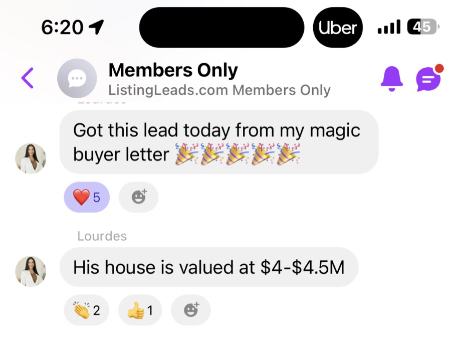 Listing Leads customer result 46 of 100